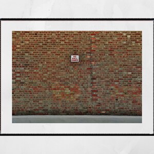 Street Photography No Ball Games Print