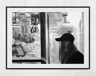 Shinjuku Tokyo Photography Print Japan Black And White Wall Art