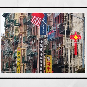 New York Chinatown Photography Print