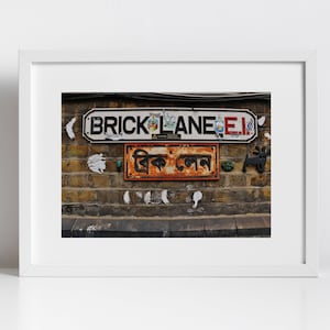 Brick Lane Poster London Photography Print