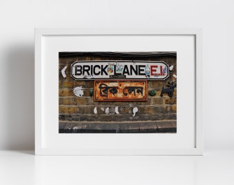 Brick Lane Poster London Photography Print