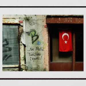 Turkey Decor Istanbul Turkish Street Graffiti Photography Print