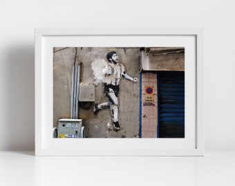 Diego Maradona Print Naples Italy Wall Art