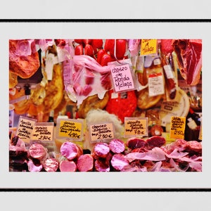 Spanish Food Poster Deli Print Malaga Mercado Central de Atarazanas Photography