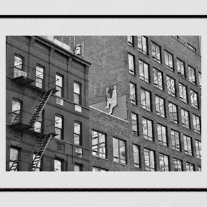 Tribeca New York Black And White Photography Print