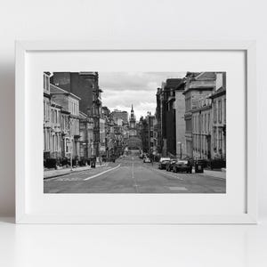 Glasgow Black And White Photography Print