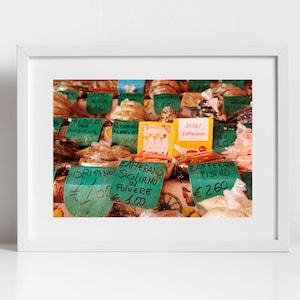 Italienisches Essen Kunst Fotografie Druck