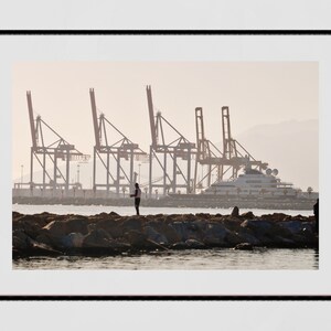 Malaga Spain Print Fishing Photography Print