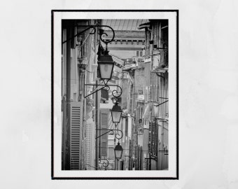 Le Panier Marseille Photography Poster