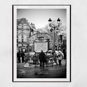 Montmartre Print Paris Photography