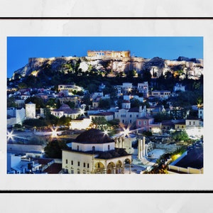 Athens Greece Print Wall Art
