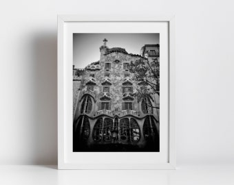 Antoni Gaudi Barcelona Casa Batlló Photography Print Poster