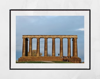 Calton Hill National Monument Edinburgh Photography Wall Art