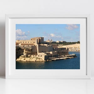 Stampa artistica fotografica di Fort St Angelo Malta