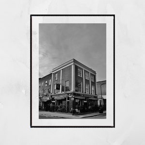 The Shakespeare Pub Stoke Newington Black And White Photography Print