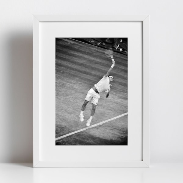 Plakat Rogera Federera Wimbledon Tenis Fotografia Wydruk
