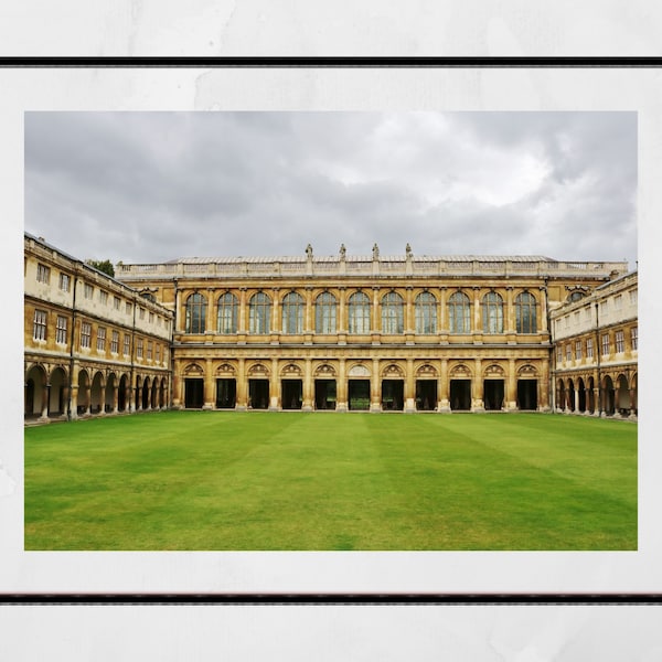 Cambridge University Trinity College Photography Print - 100% Recyclable Zero Waste Packaging