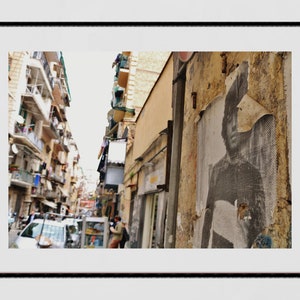 Maradona Print Napoli Poster Naples Italy Photography