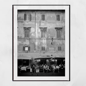 Trastevere Roma Fotografia Stampa Italia Wall Art