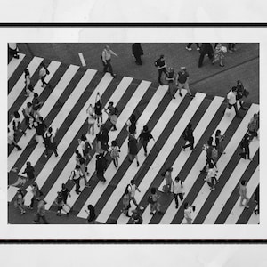 Shibuya Crossing Tokyo Photography Print