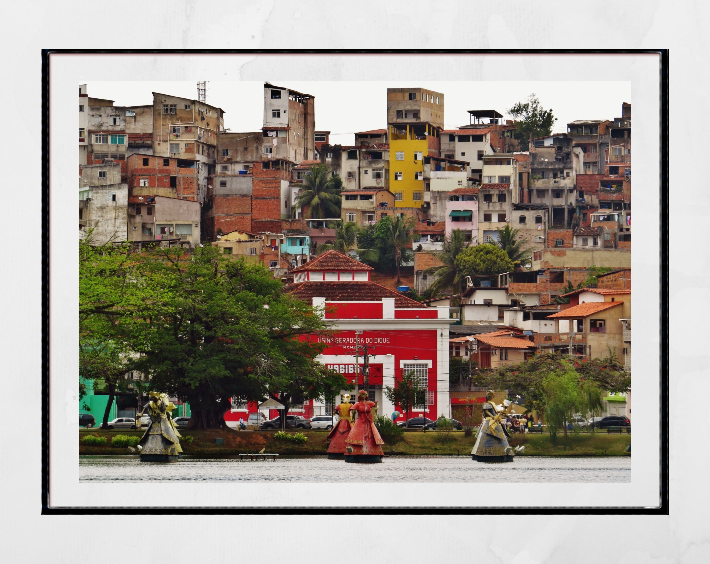 Salvador de Bahia Poster Brésil Photographie Favela Print - Etsy France