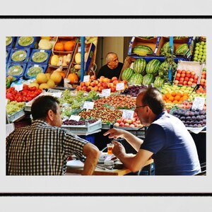 Istanbul Türkei Kadköy Markt Fotografie Druck