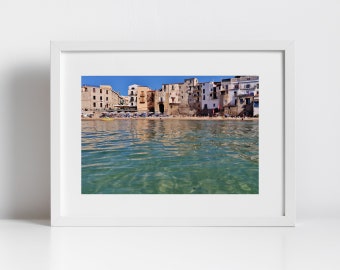 Cefalù Sicily Print Italy Photography Coastal Wall Art