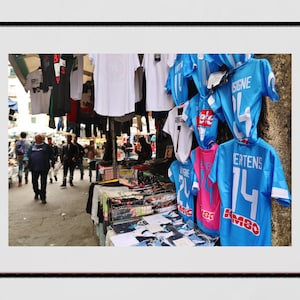 Napoli Soccer Naples Italy Porto Nolano Market Photography Print