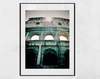 Rome Colosseum Print Italy Wall Art