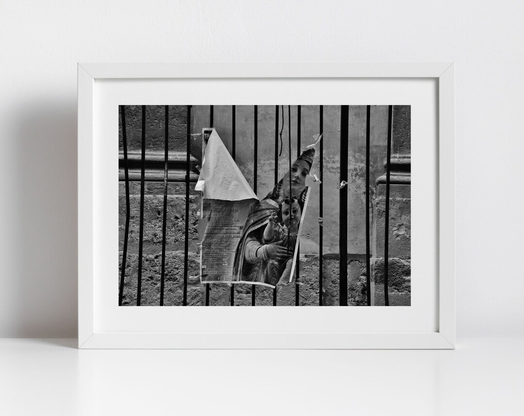 Urban Fine Art Photography Black and White Religious Icon Wall Art ...