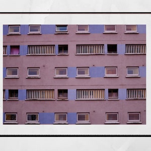 Brutalist Architecture Poster Glasgow Anderston Urban Photography Print