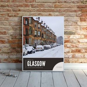 Glasgow Tenements Print Pollokshields Poster Art