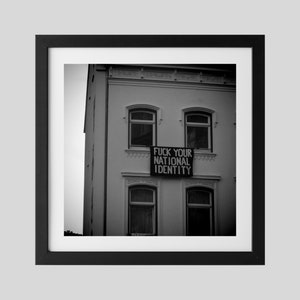 Anarchist Poster Socialist Art Refugees Welcome Print