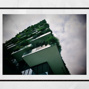 Mailand Vertikale Wald Bosco Vertikale Architektur Fotografie Druck Poster