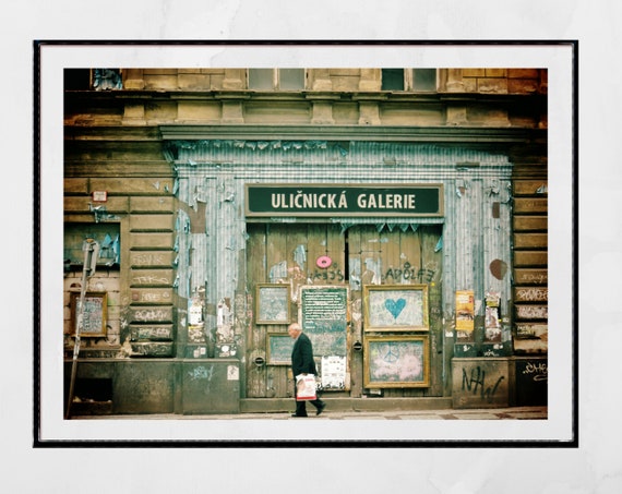 Holešovice Prague Poster Street Photography Czech Republic Print