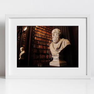 Sokrates Print The Long Room Trinity College Dublin Wandkunst