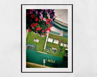 Impresión del cartel de tenis de Wimbledon