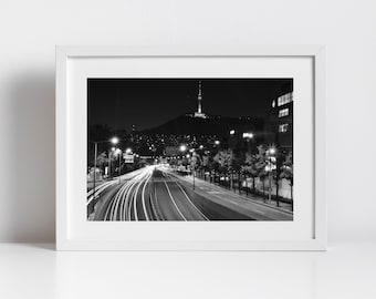 Seoul Photography Print Namsan Tower Wall Art