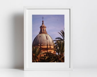 Palermo Cathedral Photography Print Italy Wall Art