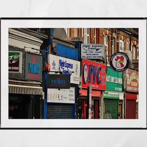 London Street Photography Print Finsbury Park Poster
