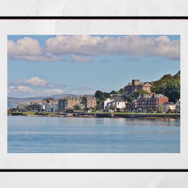 Rothesay Poster Isle Of Bute Coastal Photography Print