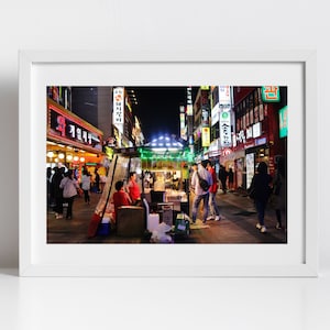 Korea Street Fotografie Druck