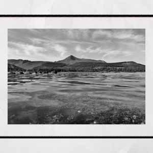 Isle of Arran Goatfell Scotland Landscape Photography Black And White Wall Art