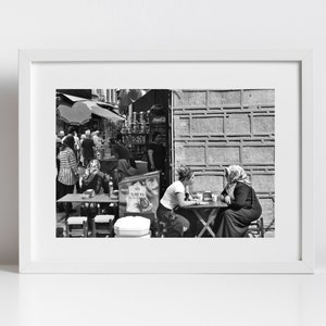 Turkey Istanbul Middle East Black And White Photography Print