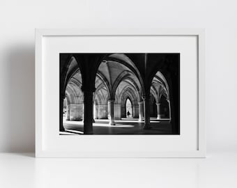 Glasgow University Cloisters Print