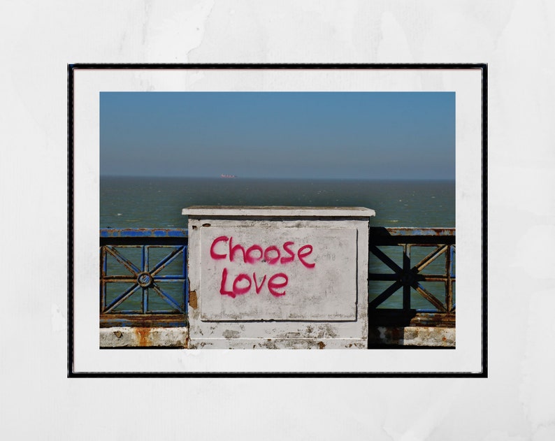 Choose Love Print Margate Photography Poster image 1