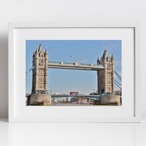 Impresión fotográfica del Tower Bridge de Londres