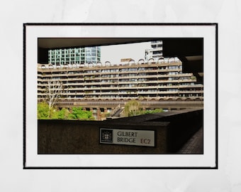 Barbican Poster Brutalist Wall Art