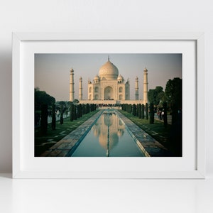 Taj Mahal Print India Photography