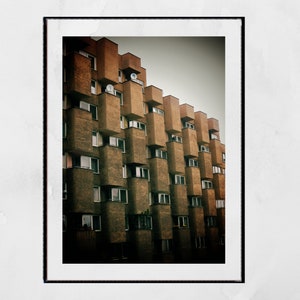 Brutalist Poster Warsaw Photography Print